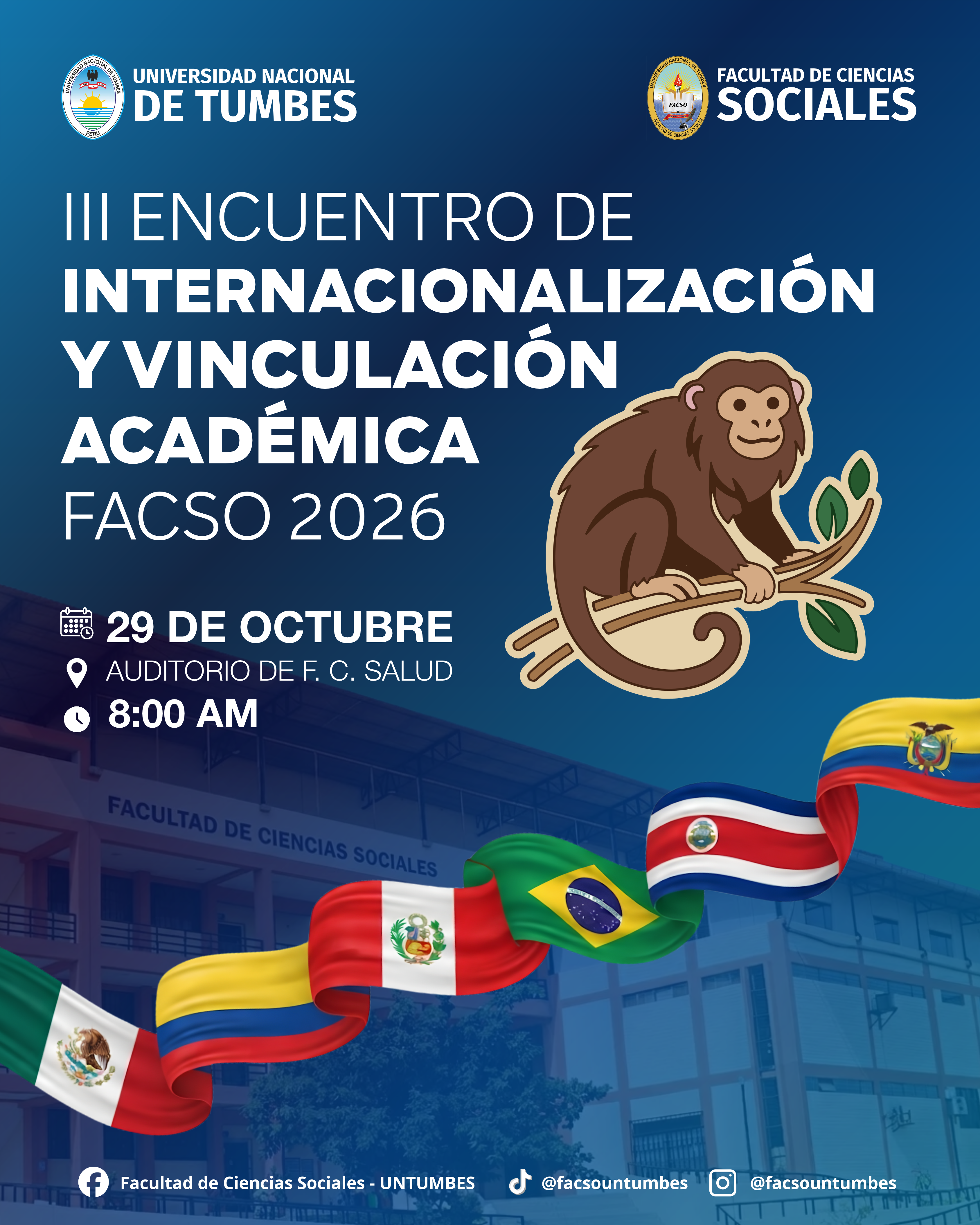 III Encuentro de Internacionalización y Vinculación Académica FACSO 2026